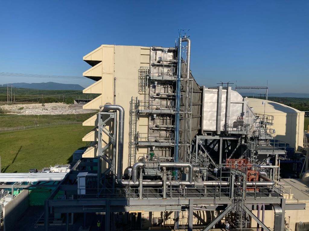 Industrial turbine facility